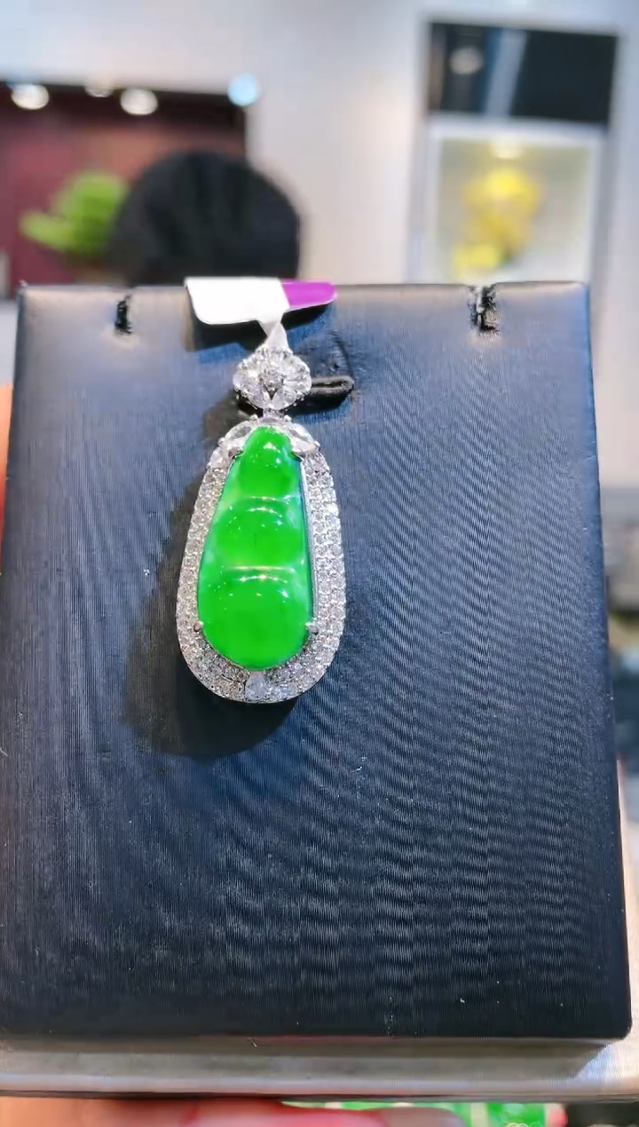 【闪购商品】翡翠颈饰未镶嵌A19天然A货翡翠吊坠（不含链）