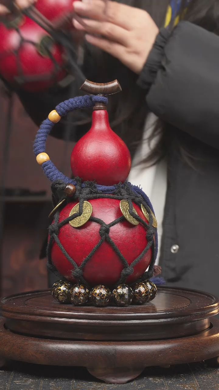 【闪购商品】476号大漆酒葫芦一物一图