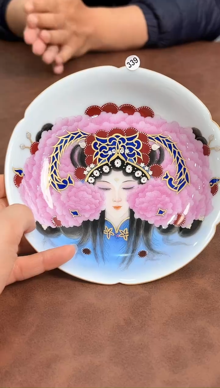 【闪购商品】壶承景德镇陶瓷宝石花旦壶承339