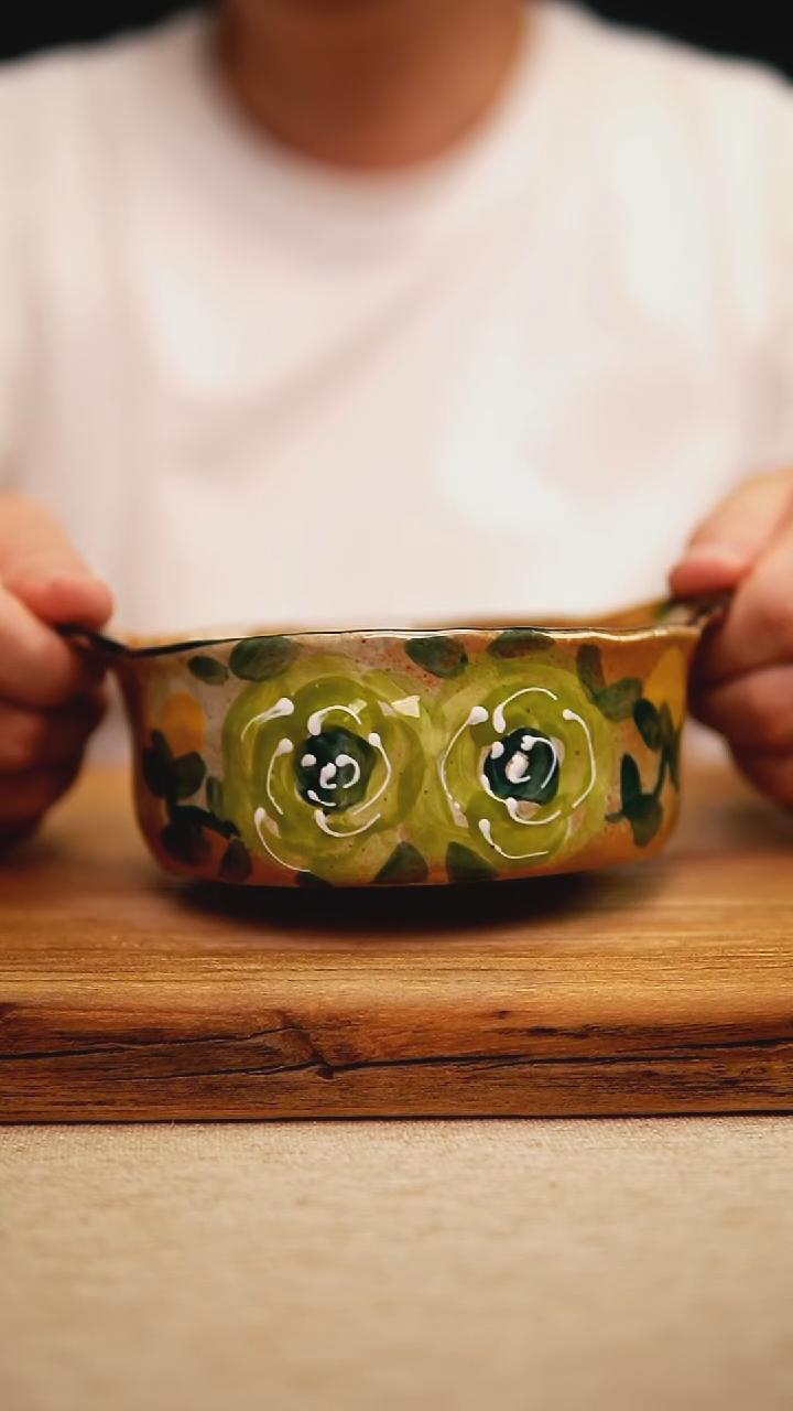 @@陶园瓷舍@@纯手工手绘@高温釉下彩