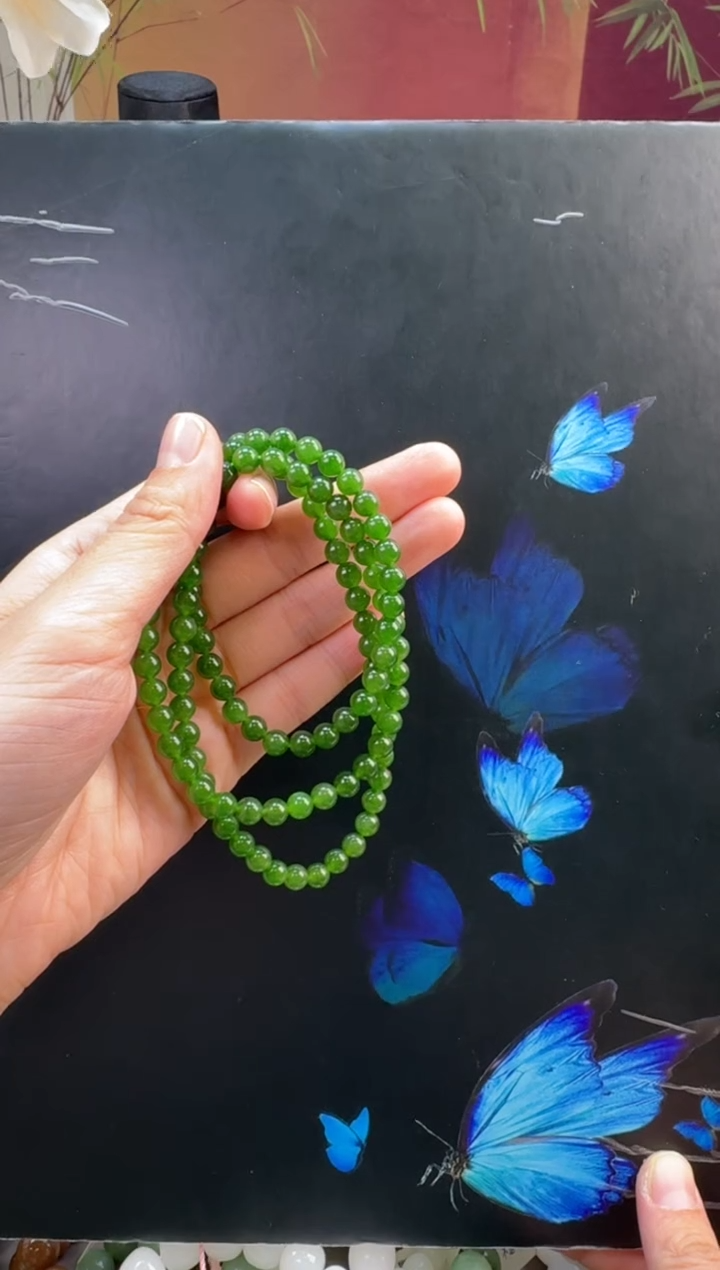 颈饰未镶嵌和田玉项链