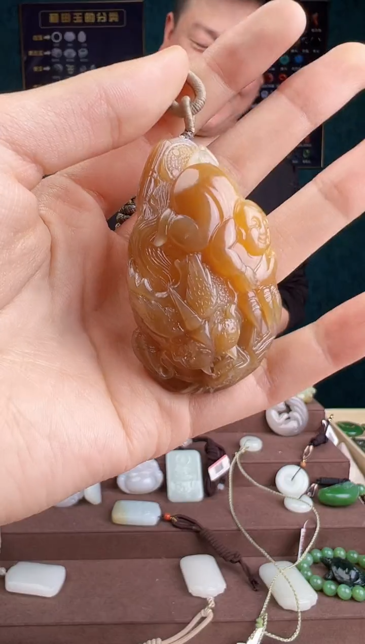 【闪购商品】和田玉颈饰未镶嵌ZZ 拍一发一 多样性发货