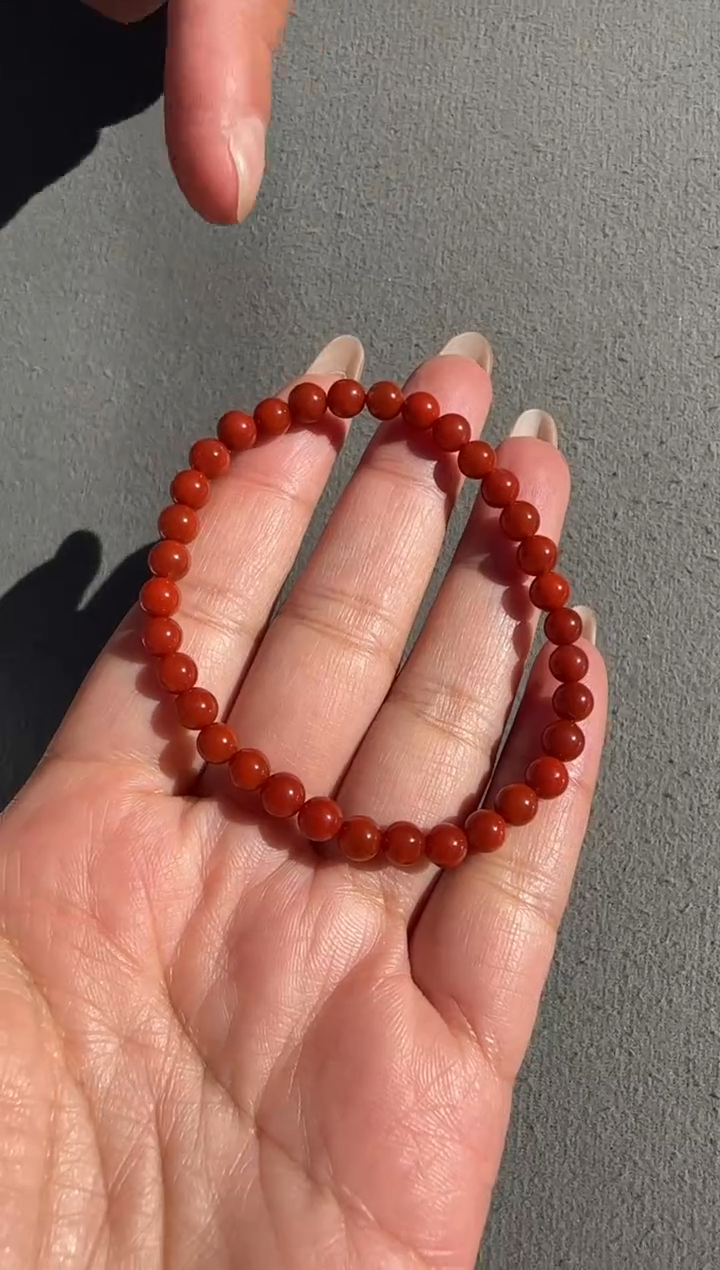 未镶嵌单圈南红玛瑙原矿无优化大陷坝单圈5mm左右w