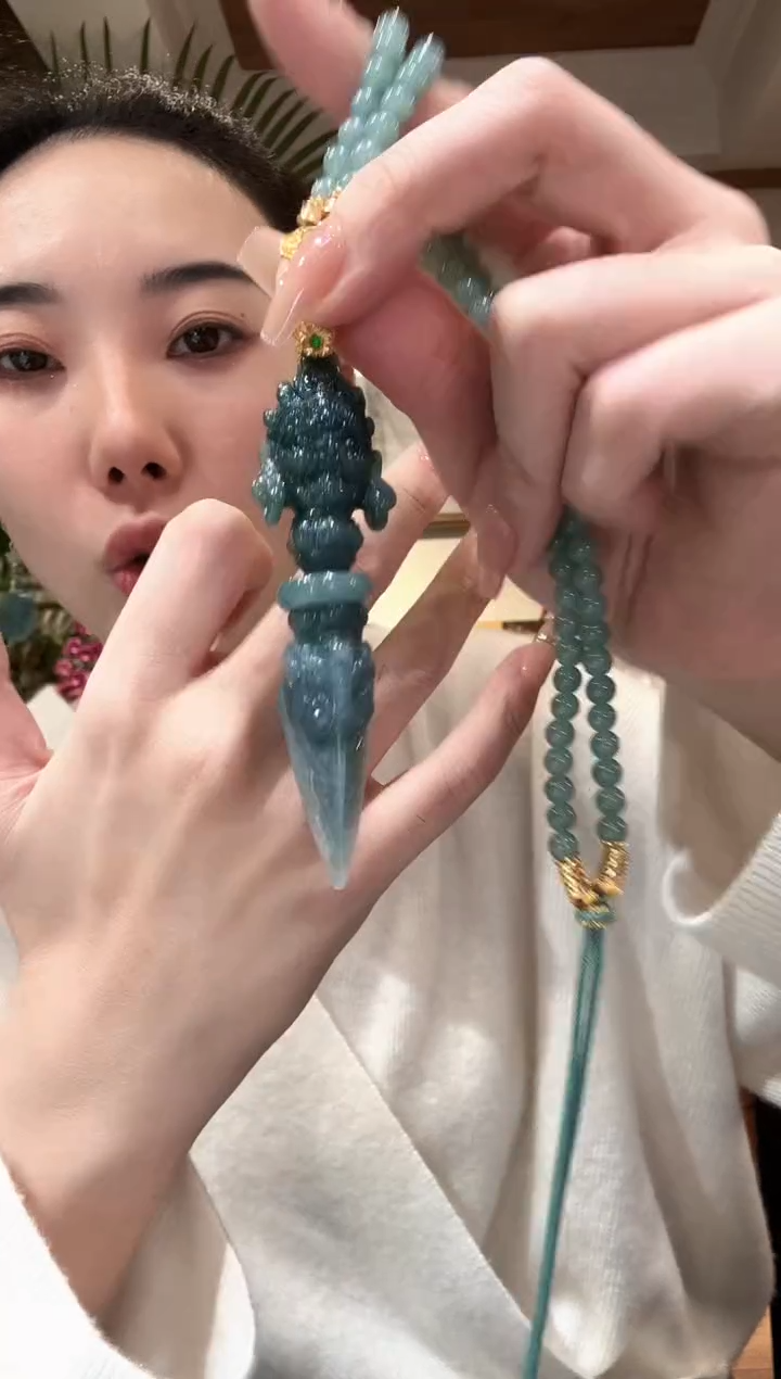 【闪购商品】翡翠颈饰未镶嵌国风