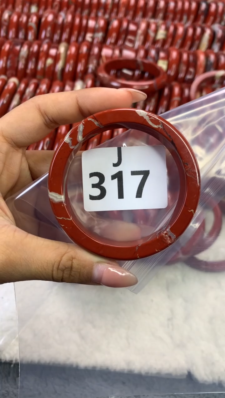【闪购商品】碧石红碧石手镯未镶嵌317-54