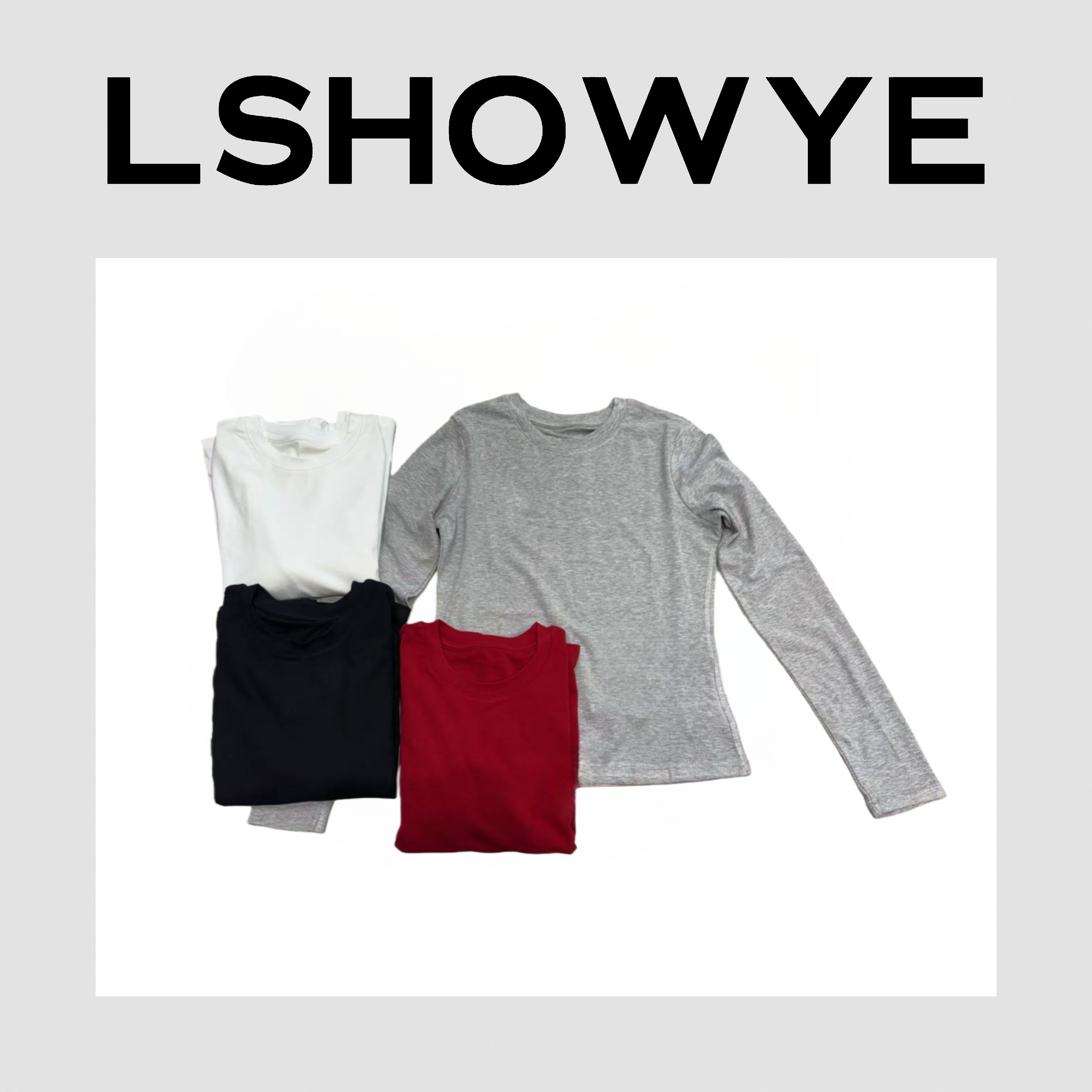 LSHOWYE｜侧边小英文T 21793