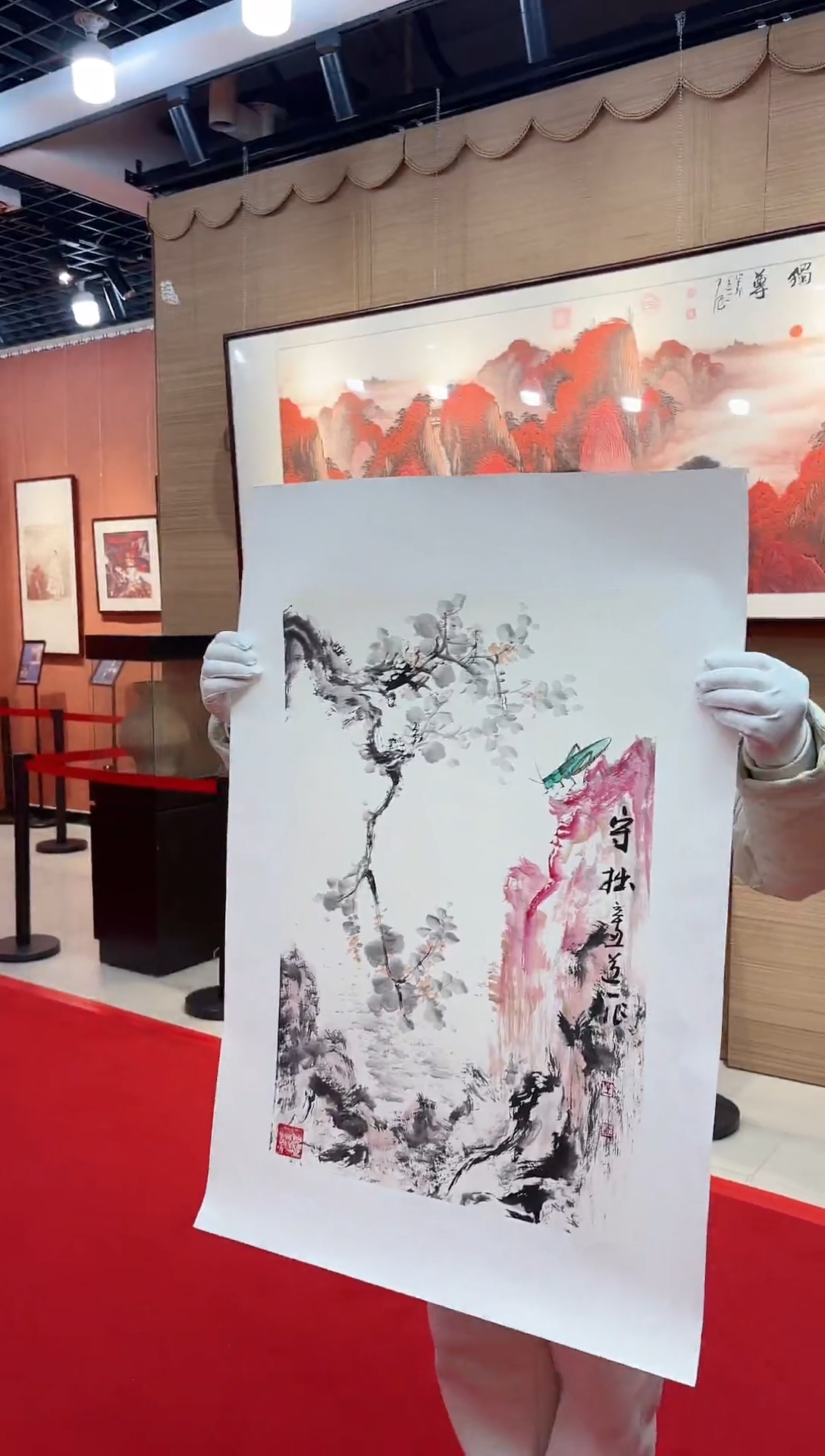 【闪购商品】国画画道一老师手绘作品D6