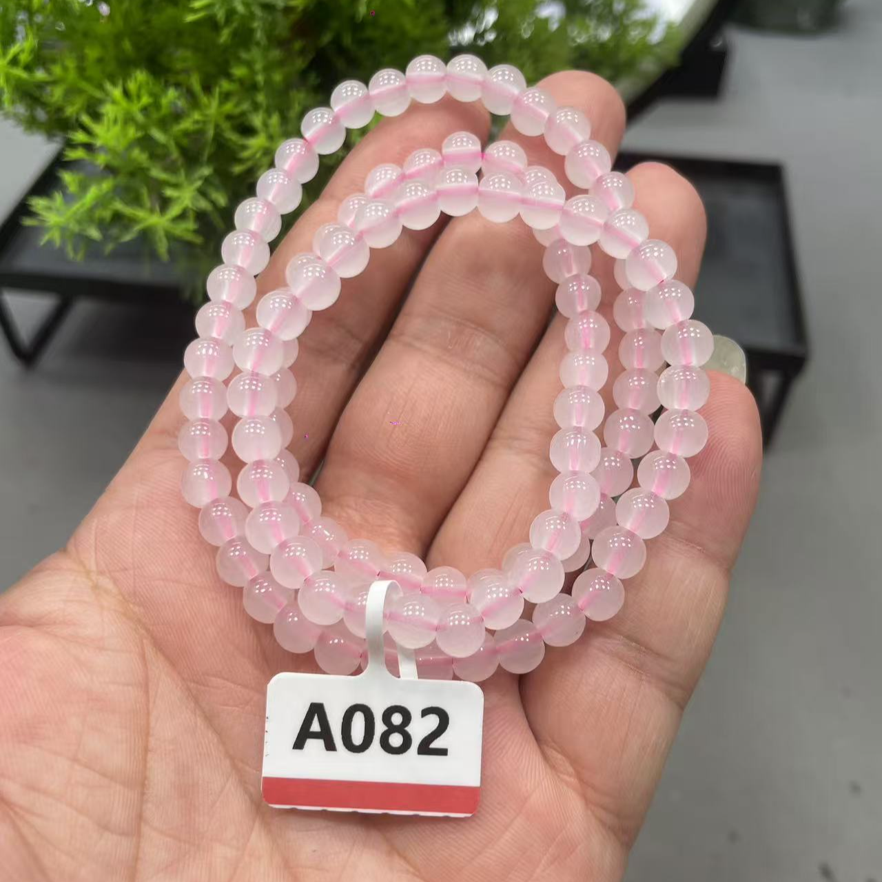 【喜汇甄选】A082粉水晶多圈手串