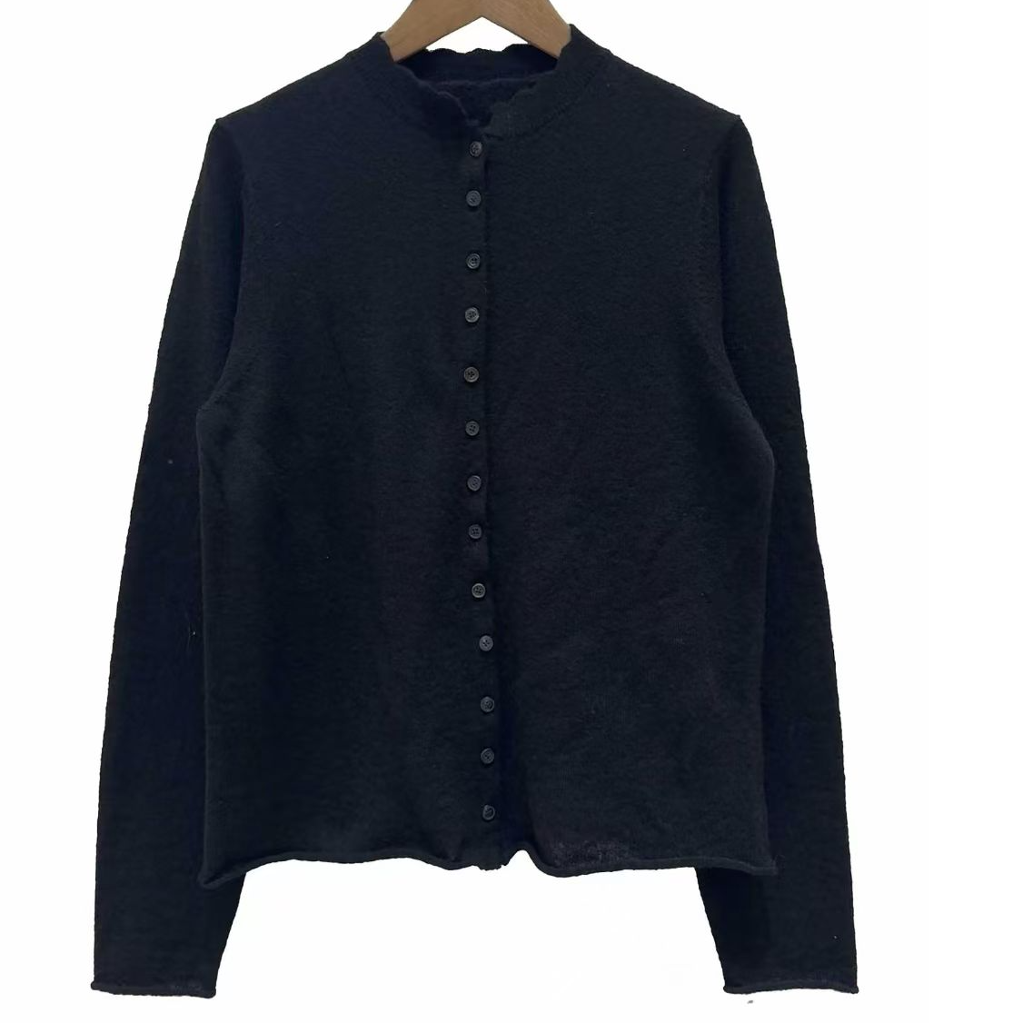 左岸迷香 果儿坊【针织开衫】百搭休闲小立领Z25FW7034