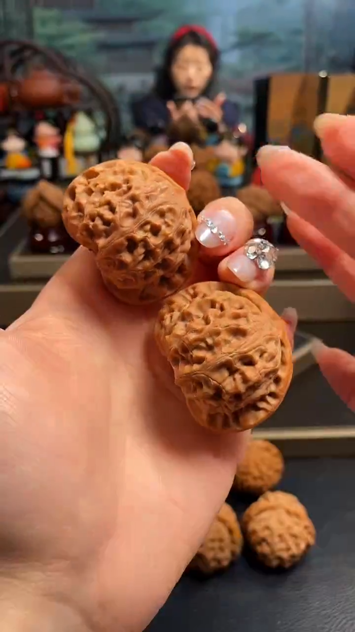 【闪购商品】文玩核桃把件K29宫灯43