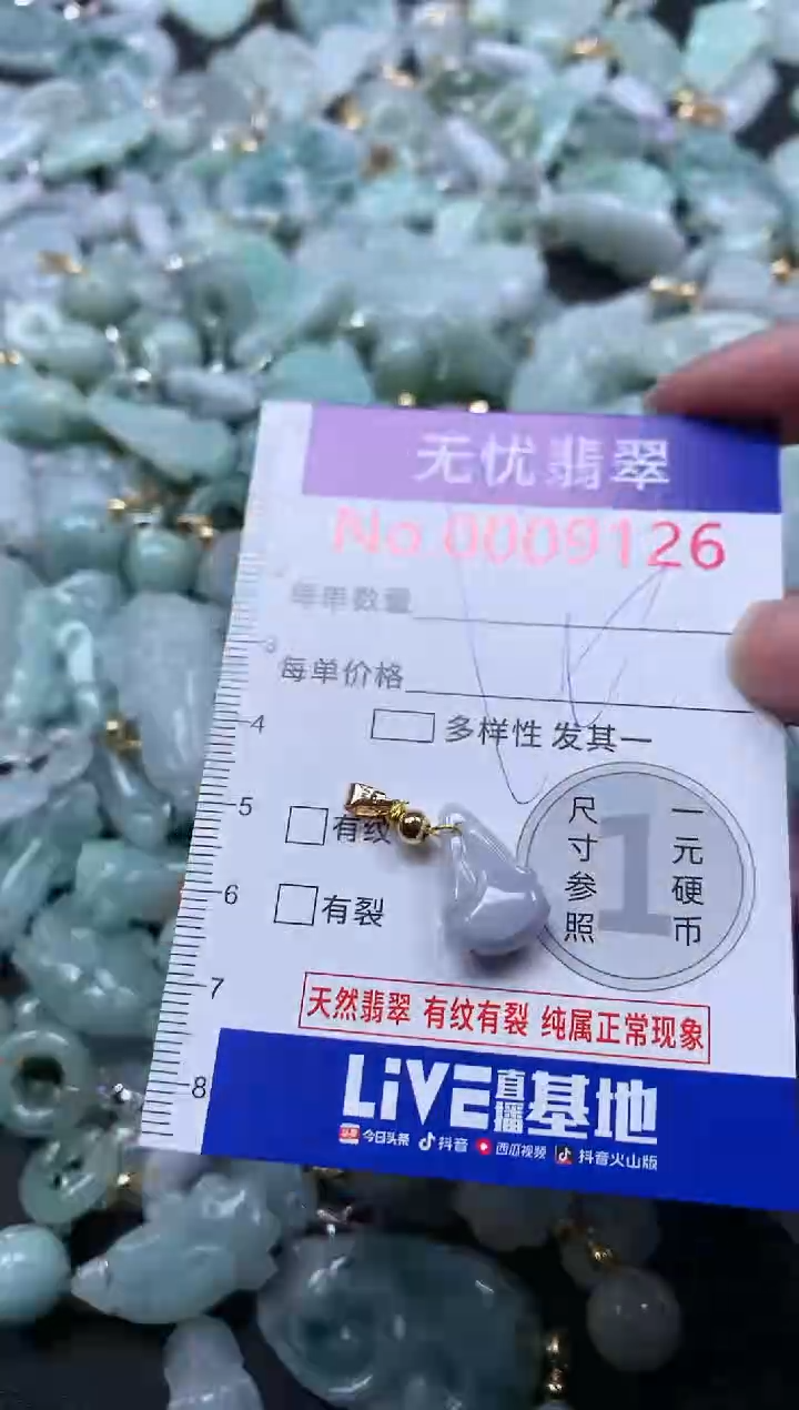 颈饰未镶嵌翡翠9126