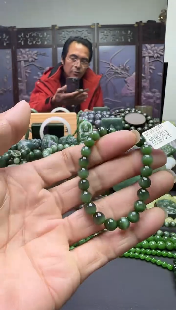未镶嵌和田玉珠宝奇石手串