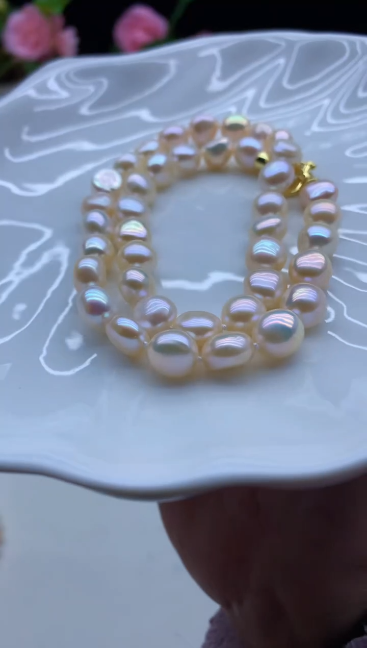 【闪购商品】淡水珍珠颈饰未镶嵌淡水珍珠项链