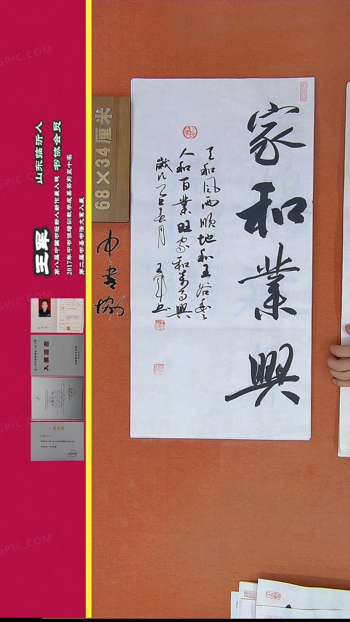 【闪购商品】书法355王军书法精品作品