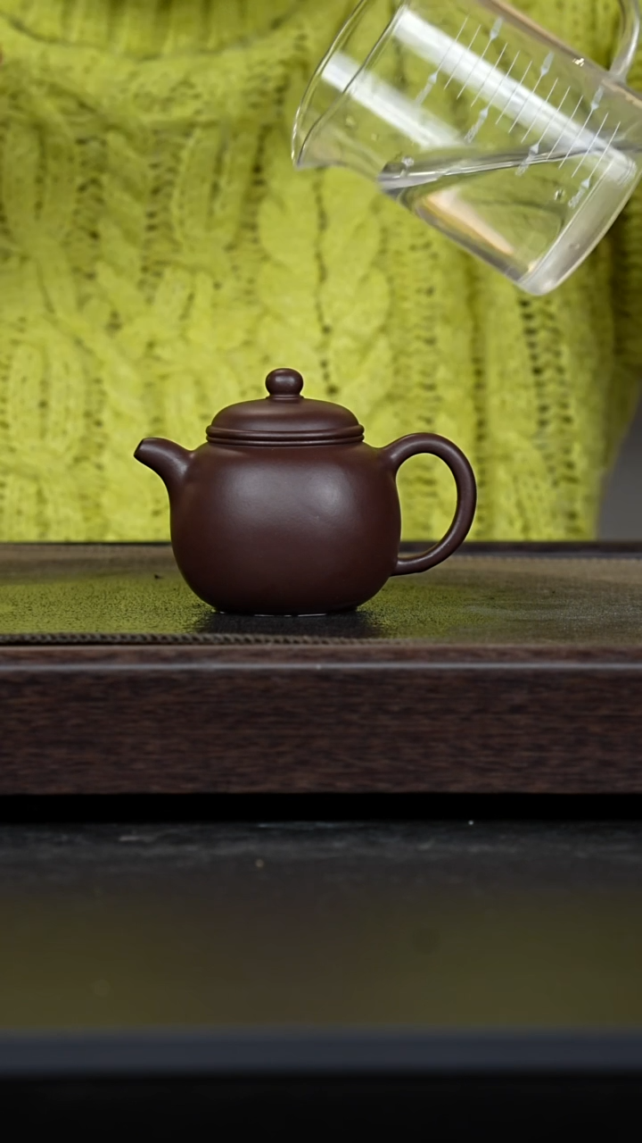 【闪购商品】紫砂茶壶孤品微瑕深井老紫泥匏尊