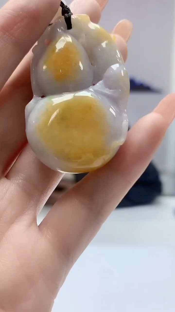 【闪购商品】定制翡翠未镶嵌5153DD-毛货挂件191