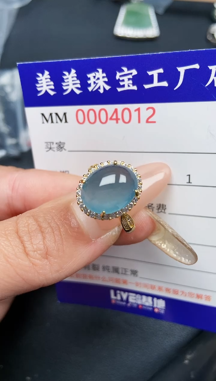 【闪购商品】翡翠颈饰银S925镶嵌4012