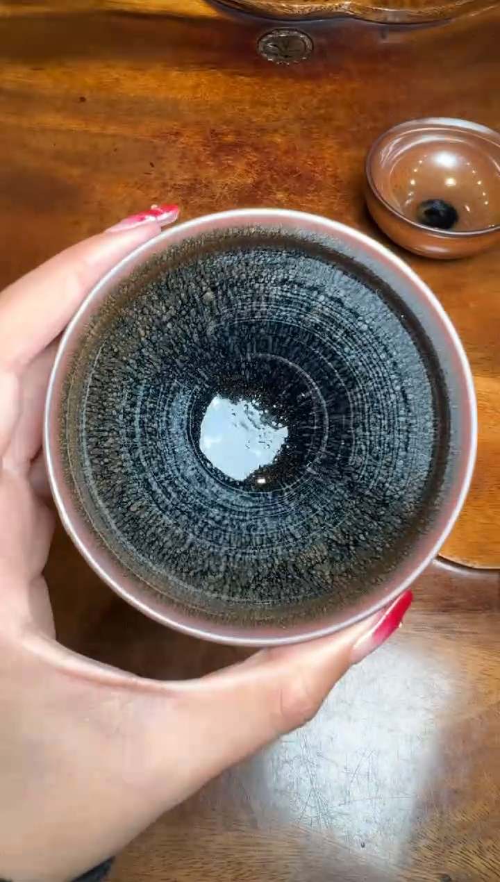 【闪购商品】茶盏许杰龙窑柴烧75