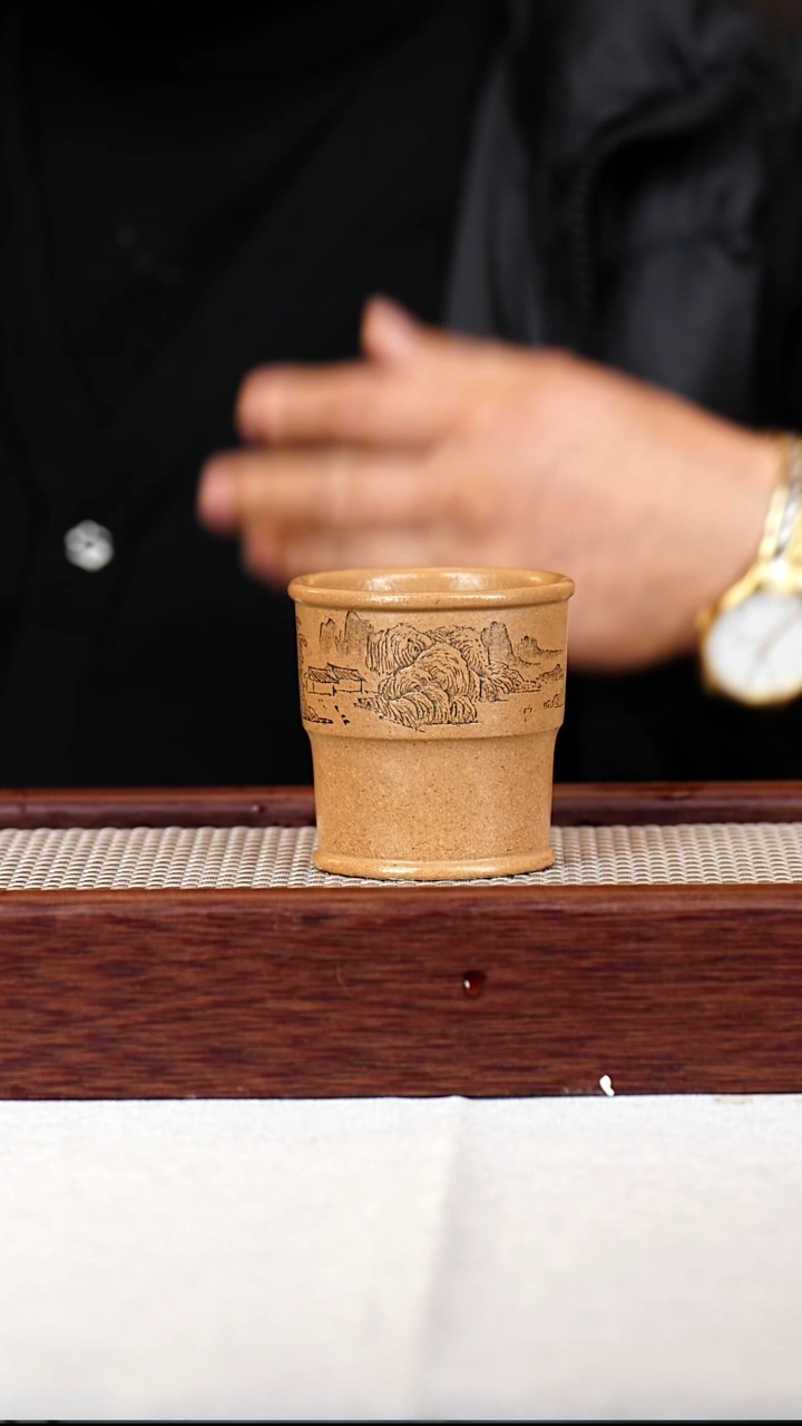 茶杯紫砂宜兴紫砂杯150CC   035