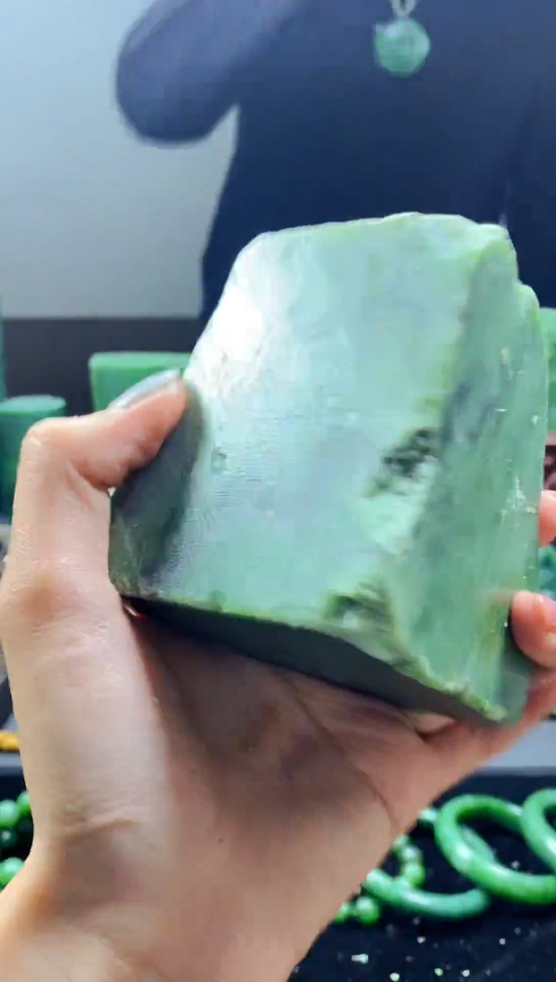 未镶嵌和田玉珠宝半成品1