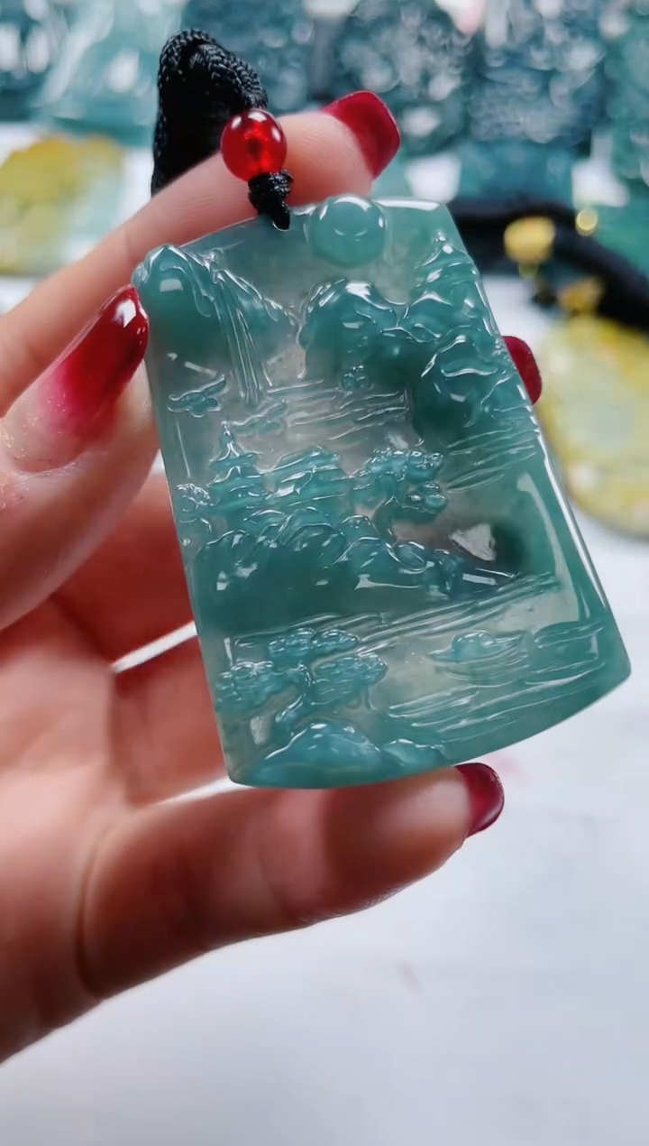 【闪购商品】翡翠颈饰未镶嵌多样性发货一件发货-山水牌