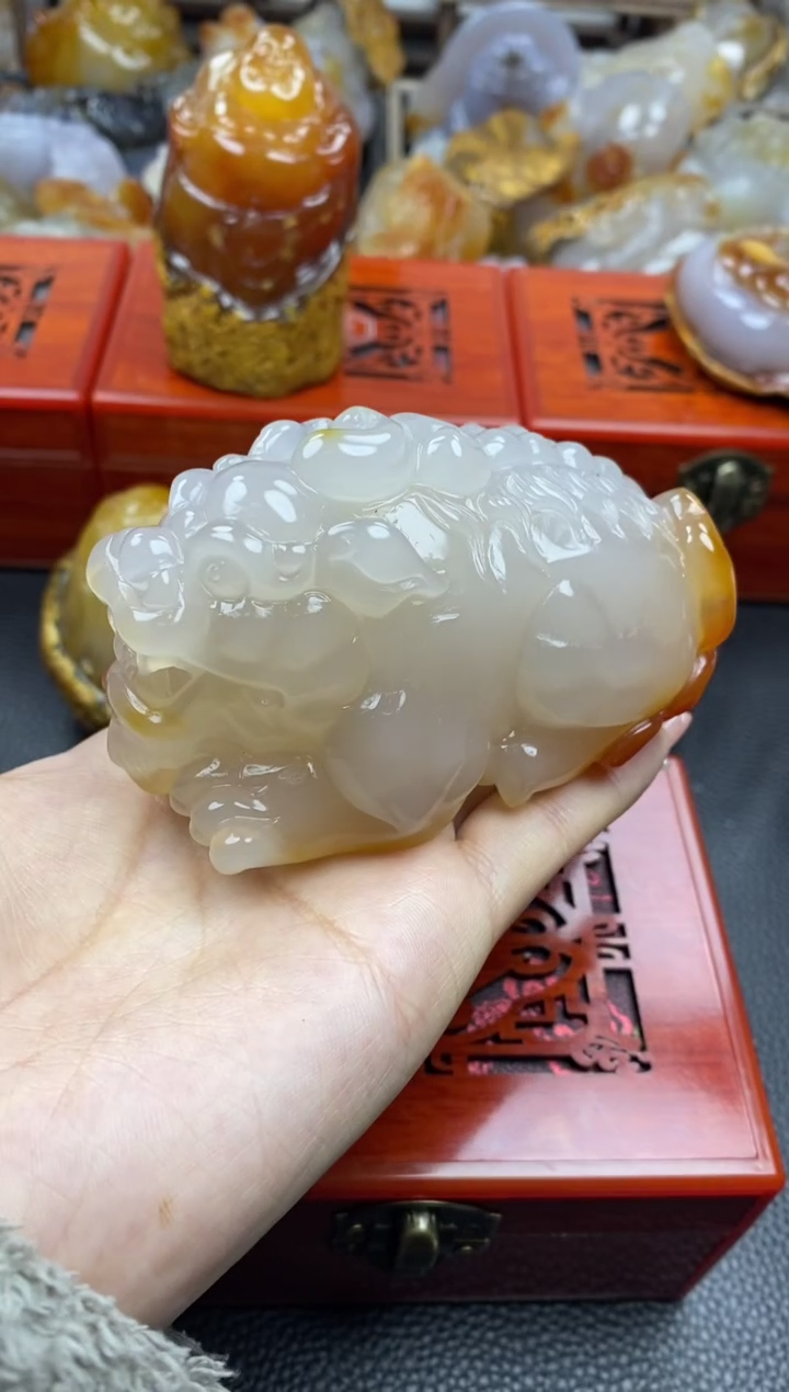 【闪购商品】玛瑙/玉髓手把未镶嵌00