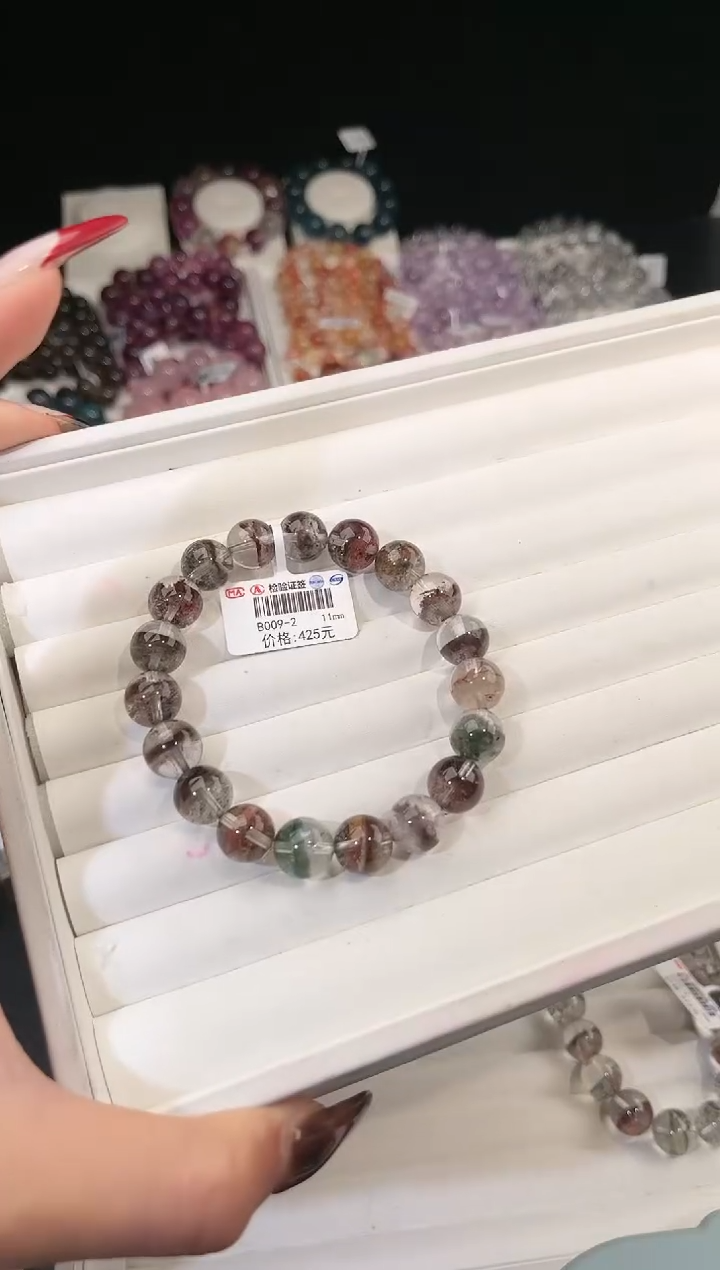 【闪购商品】水晶手链未镶嵌多样性发一莫奈幽灵11mm