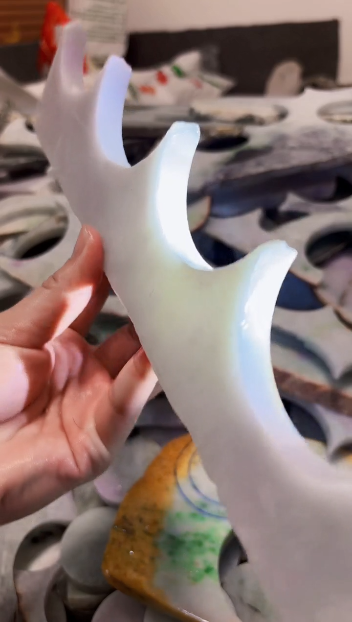 【闪购商品】翡翠颈饰未镶嵌A货白谭1789