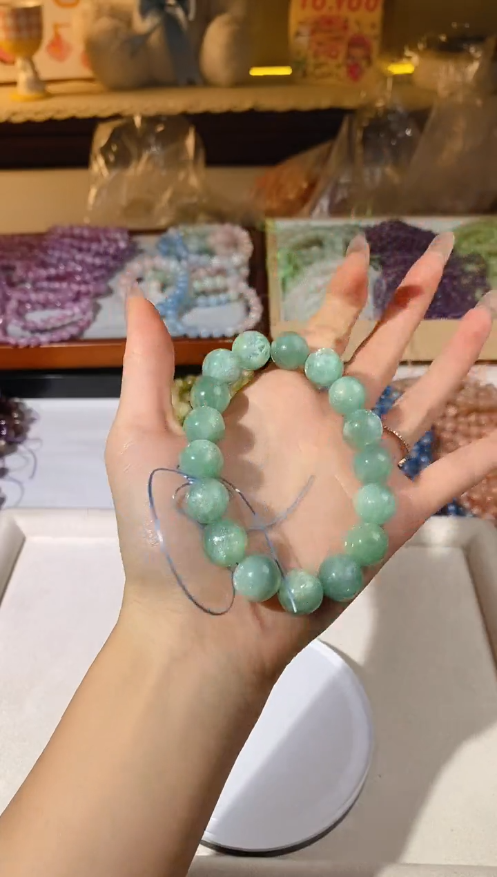 【闪购商品】水晶手串未镶嵌翠祖母