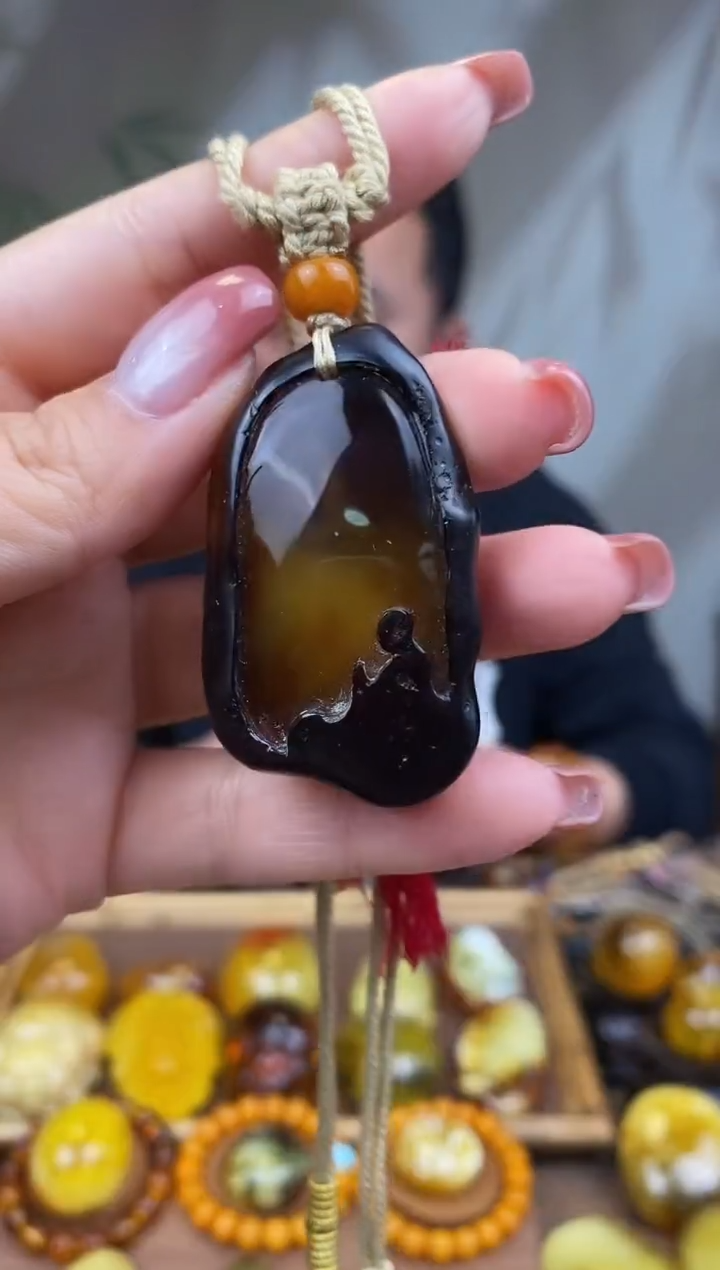 未镶嵌琥珀裸石基地发货 一物一证 顺丰包邮