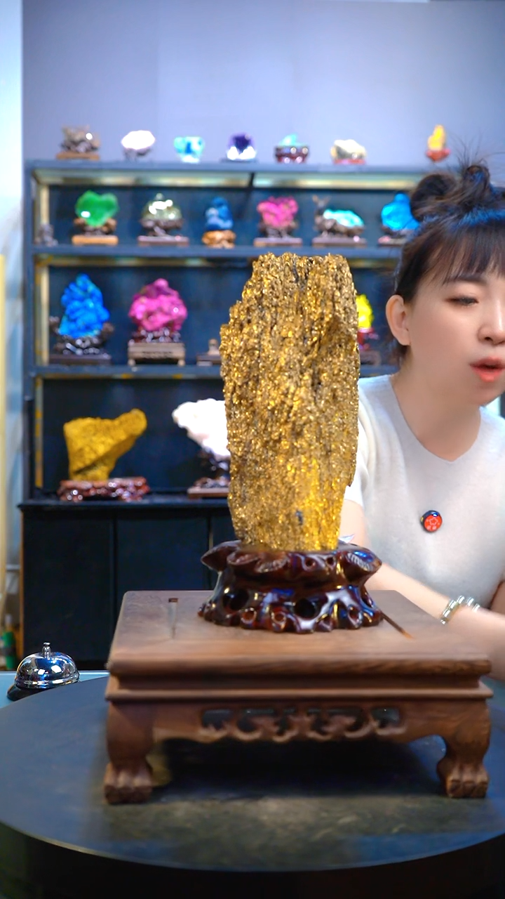 石材看**饭精品矿物晶体摆件