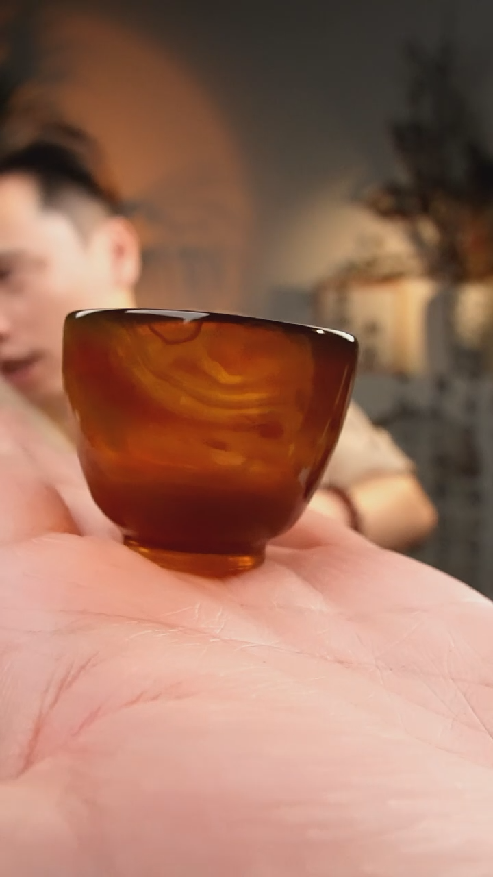 【闪购商品】琥珀颈饰未镶嵌紫杉醇杯子