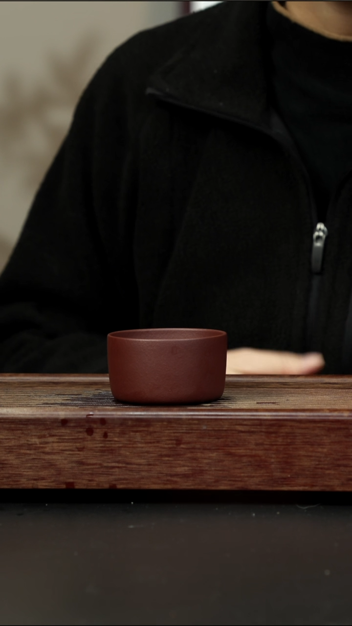 茶壶紫砂中槽清 宽口杯