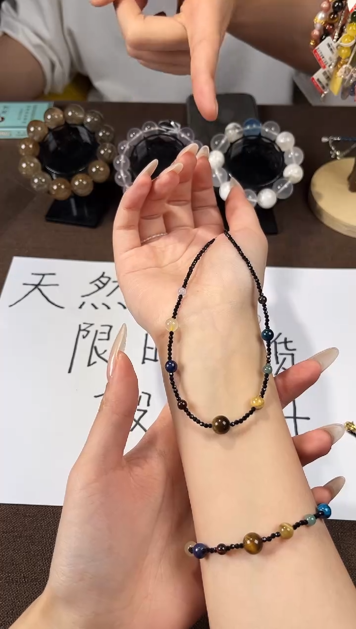 未镶嵌项链水晶水晶八大行星项链