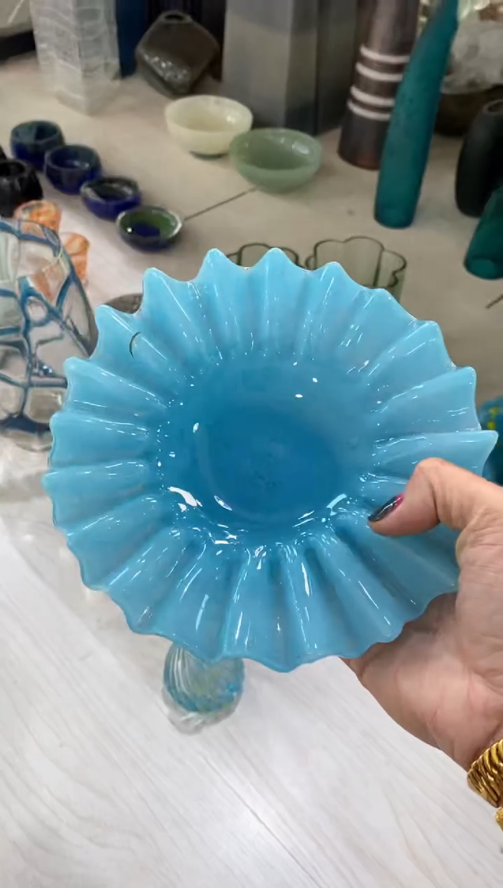 【闪购商品】琉璃慕忆家花瓶微瑕