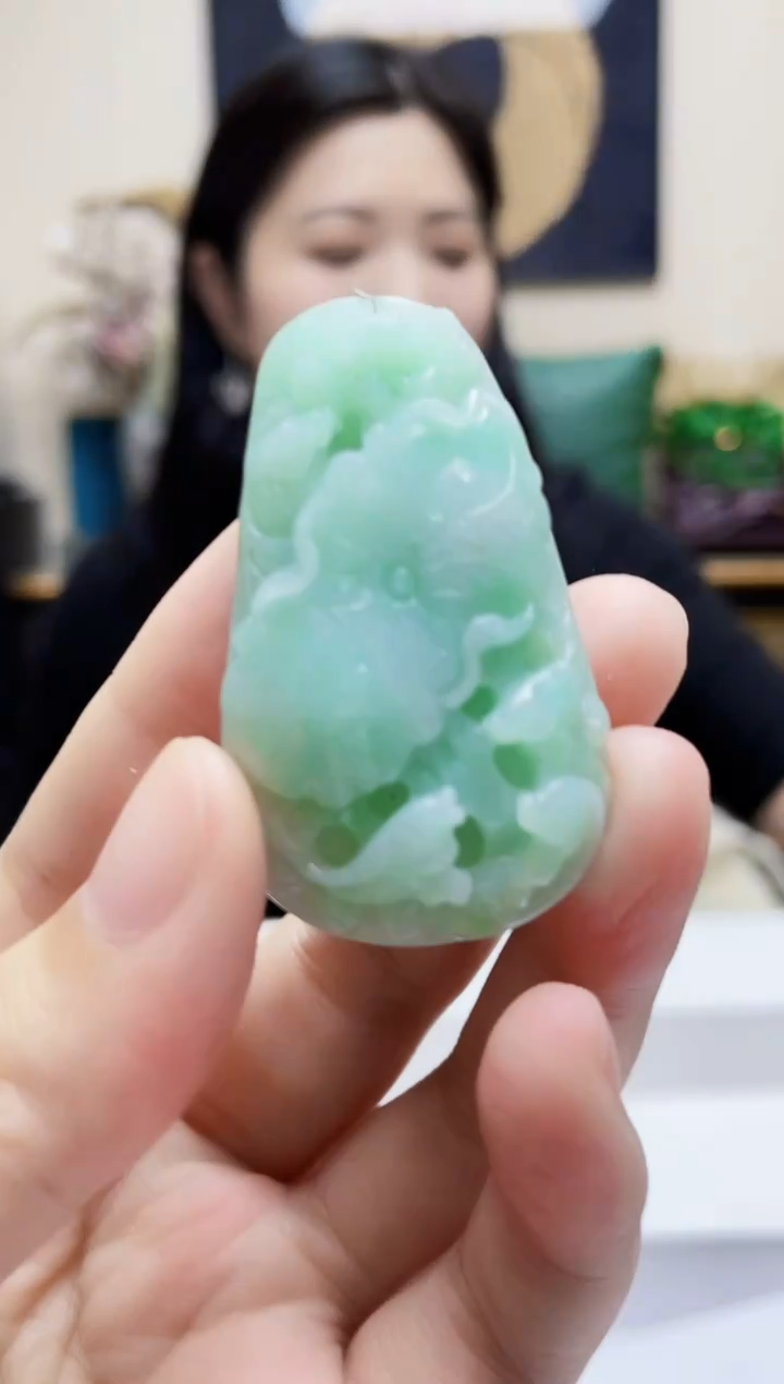 未镶嵌定制翡翠吊坠142