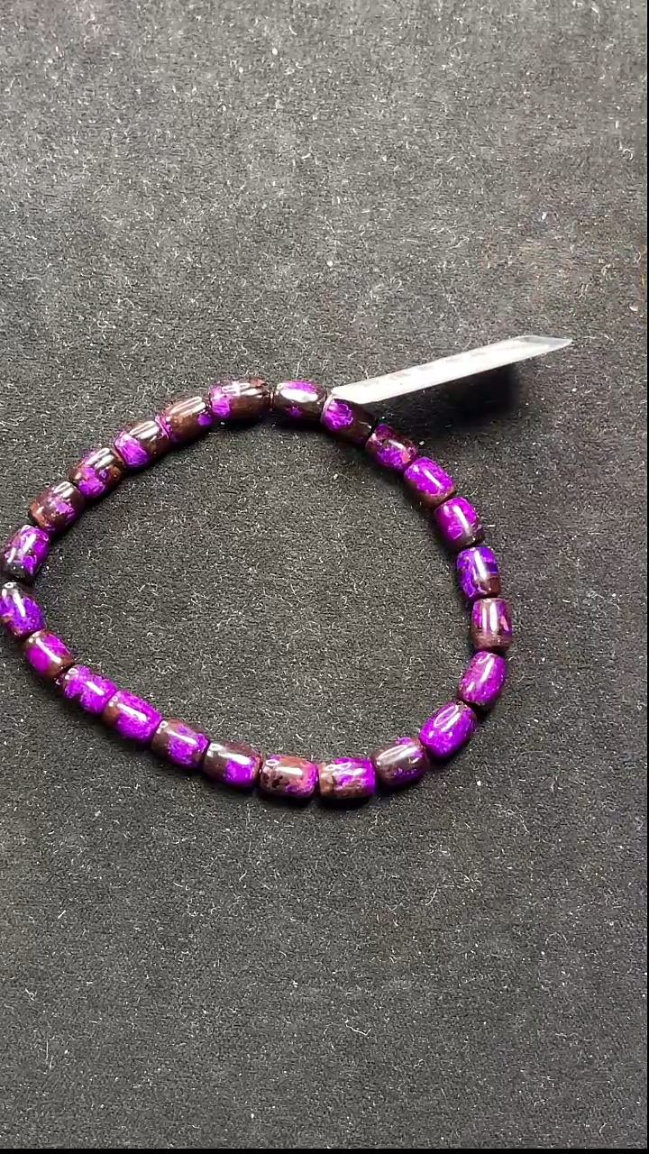 苏纪石（舒俱来）未镶嵌手串南非老矿舒俱来