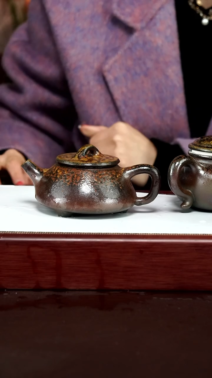 【闪购商品】紫泥茶壶底槽青200毫升柴烧