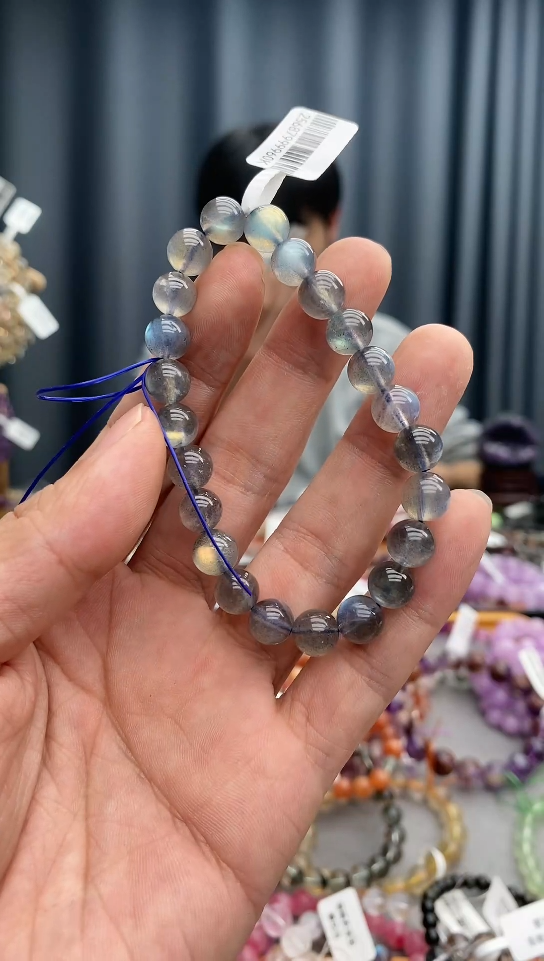 【闪购商品】长石手链未镶嵌黑体月光