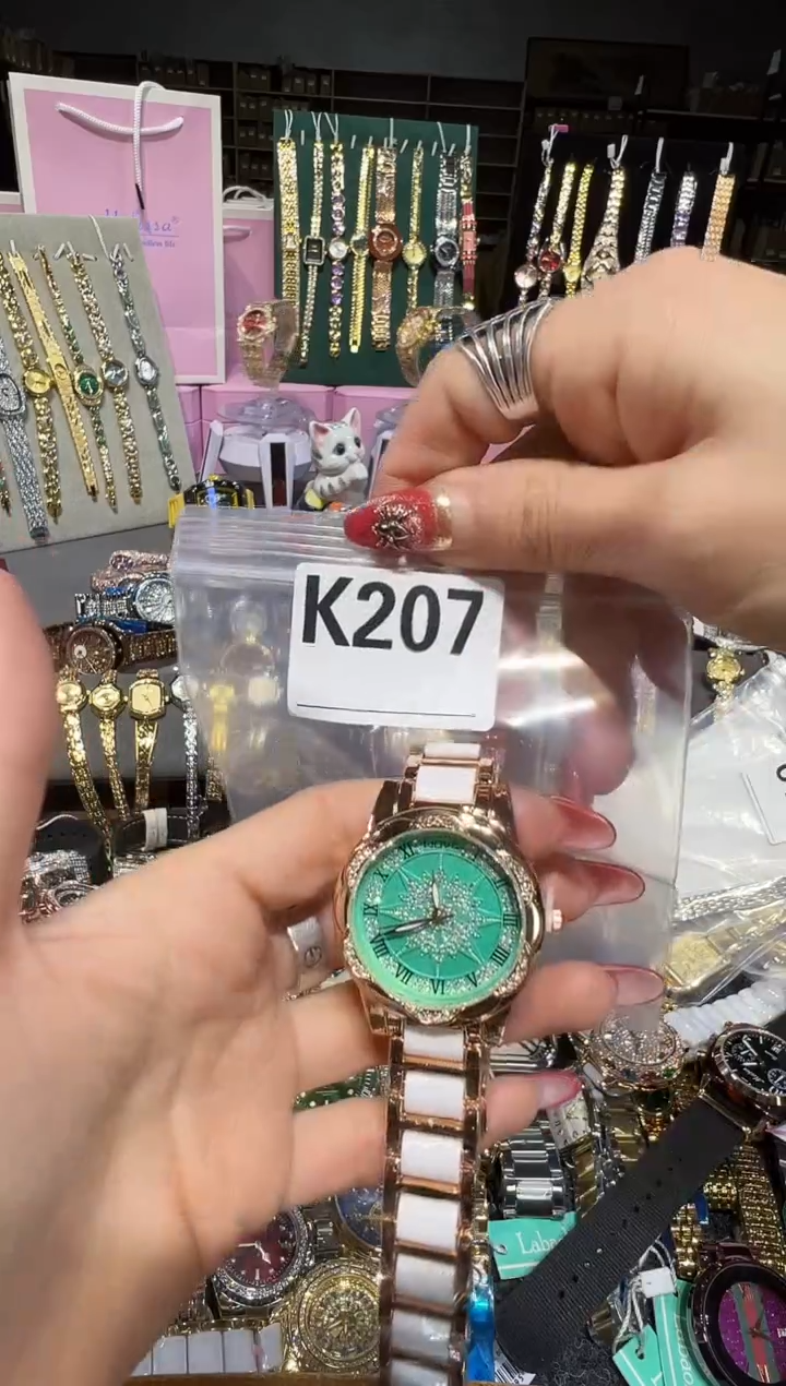 石英机芯不锈钢不锈钢直播定闪专用