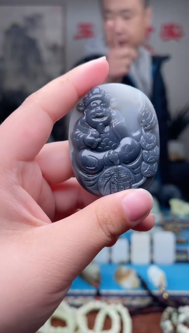 【闪购商品】和田玉未镶嵌挂件1