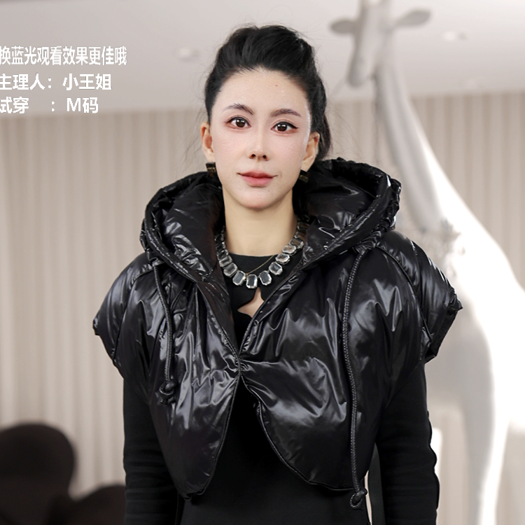 YRNX/伊然纳暄孤品25-4.8时尚设计师潮流19开好比例鸭绒马甲