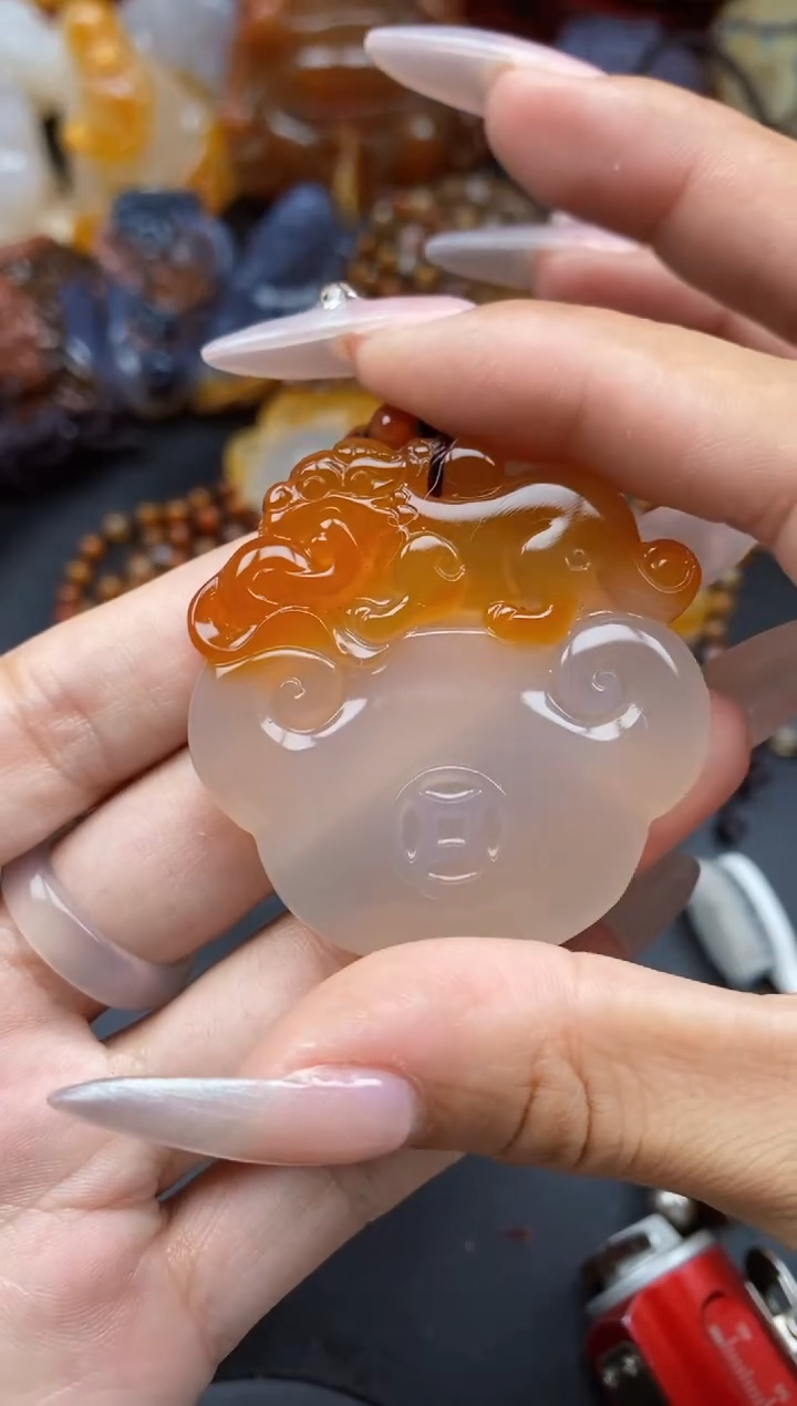 【闪购商品】玛瑙/玉髓颈饰未镶嵌ll