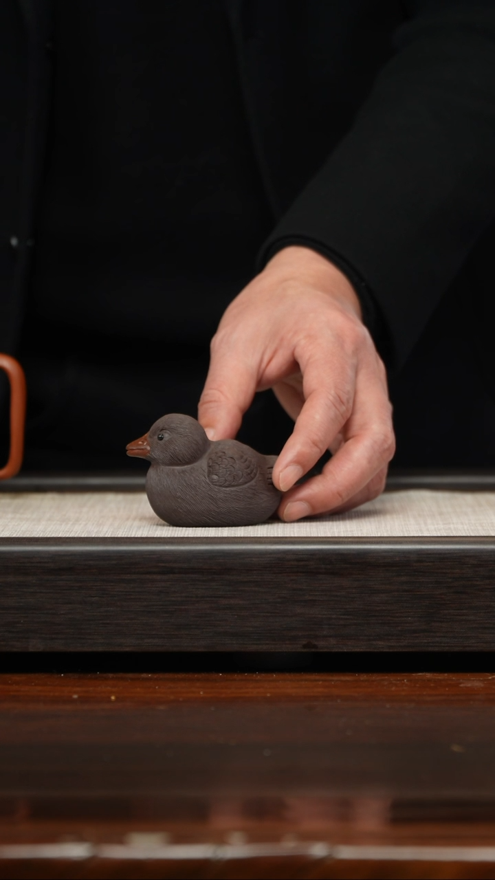 【闪购商品】紫砂茶壶紫泥鸳鸯