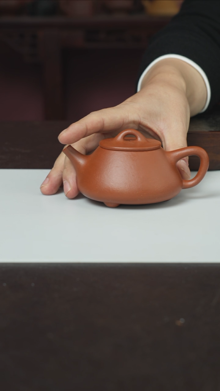 【闪购商品】紫砂茶壶椭圆石瓢现货