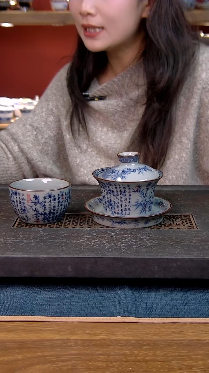 简装家用款2件套 老陶泥开片纹陶瓷茶具