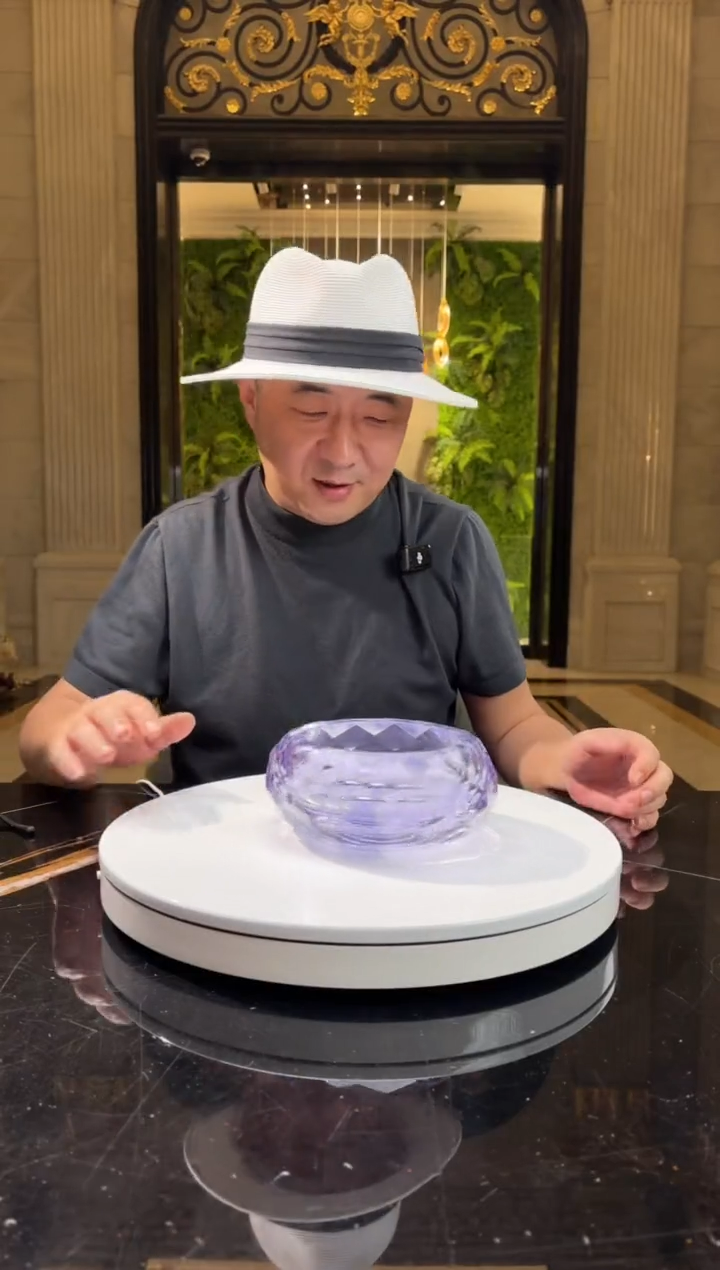 【闪购商品】茶宠AJ06573紫水晶坚果碗