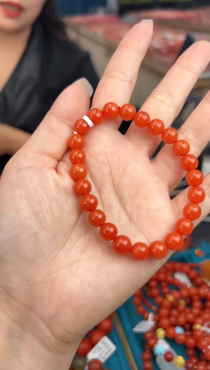 【闪购商品】南红玛瑙珠串未镶嵌多样发其一/8/92199103
