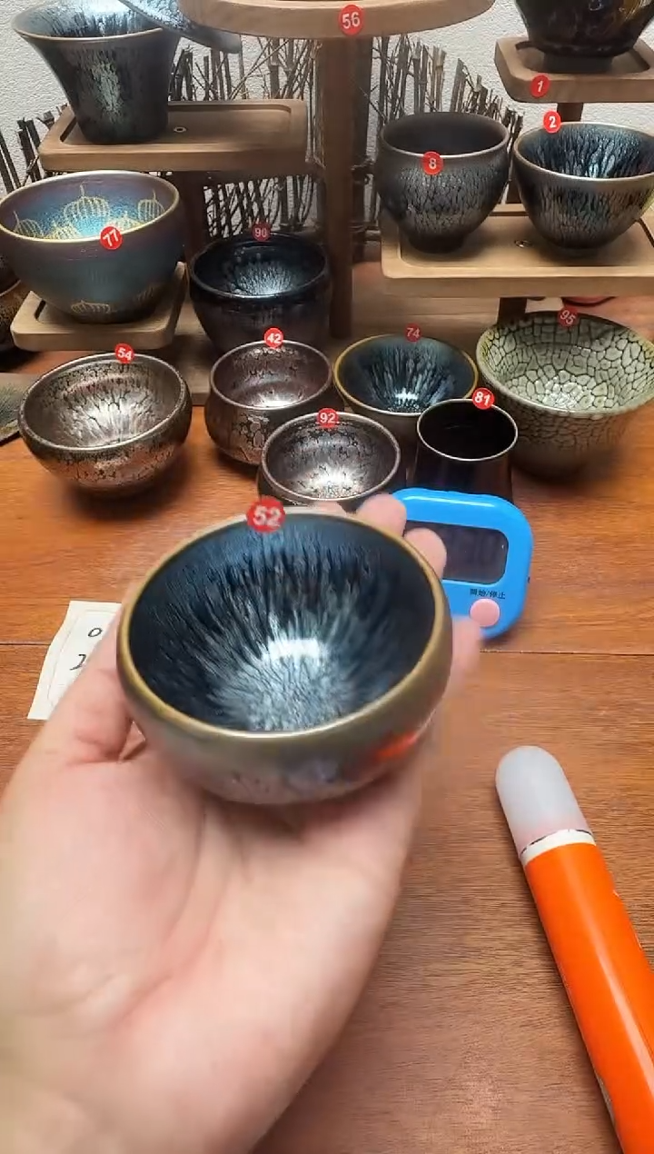 茶盏敬****酒52号建盏工匠茶器