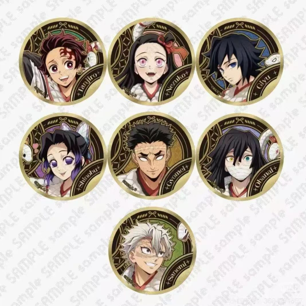 【鬼灭之刃】鬼灭之刃 蛇年吧唧浮雕徽章立牌盲盒